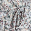 100% Rayon Satin Print Fabric